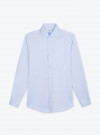 Plain Blue Twill Shirt