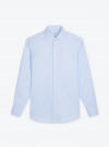 Plain Blue Twill Shirt