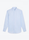 Plain Blue Twill Shirt