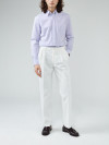 White Chino with pleats
