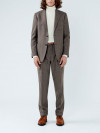 Brown Houndstooth Flannel Suit