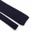Blue Knitted Wool Tie