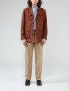 Rust Linen Safari Jacket