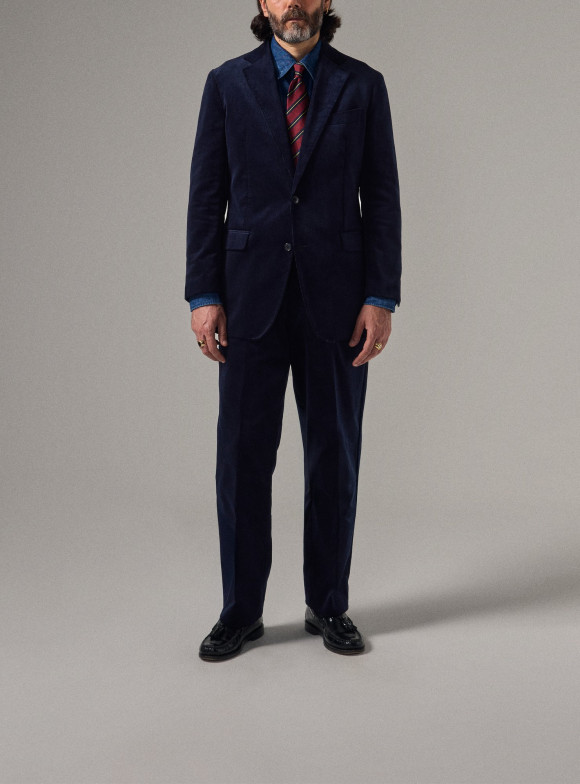 Navy Corduroy Suit