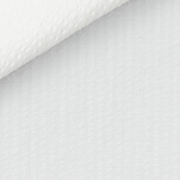 Seersucker Stripes White