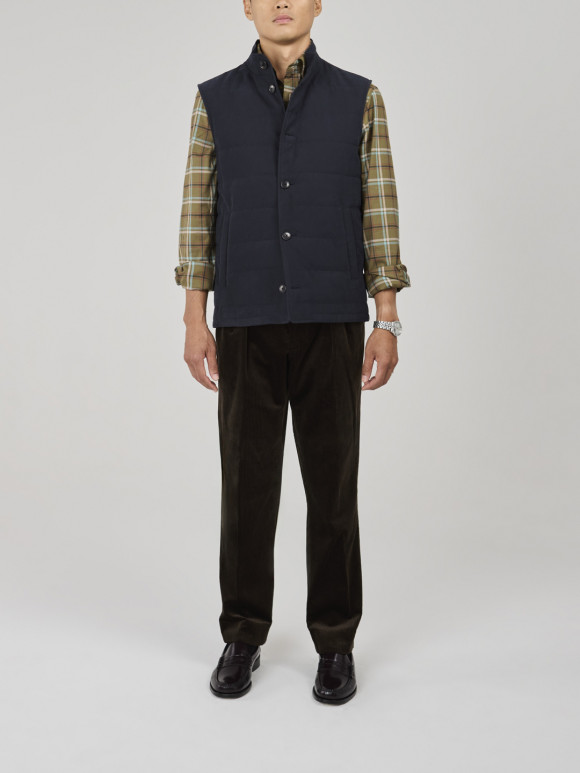 Navy Sleeveless Vest