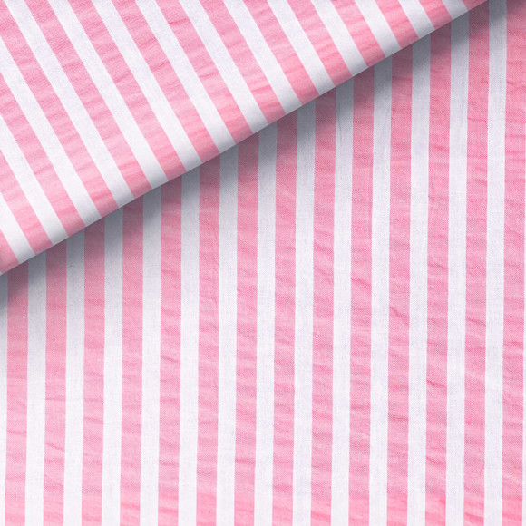 Seersucker Stripes Pink