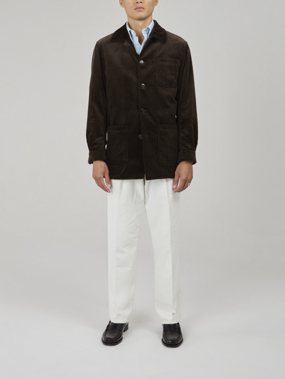 Brown Corduroy Work Jacket