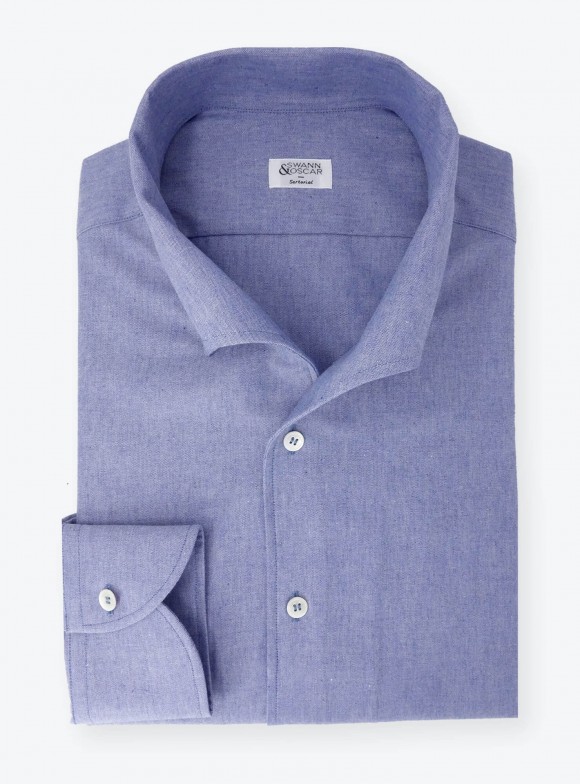 Shirt Oxford Plain Blue
