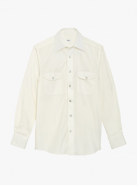 Shirt Denim Plain White