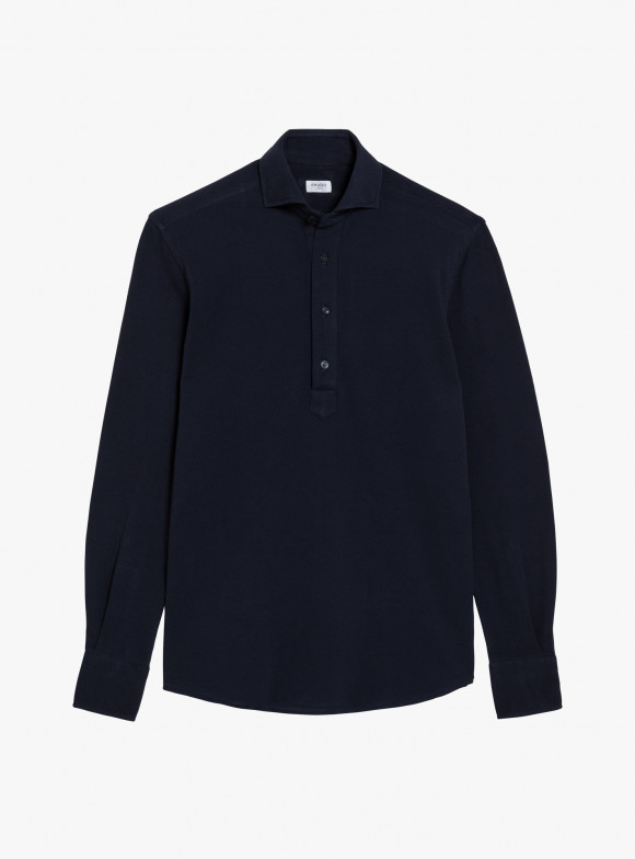 Shirt Jersey Plain Blue