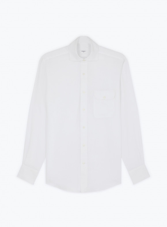 Shirt Linen Plain White
