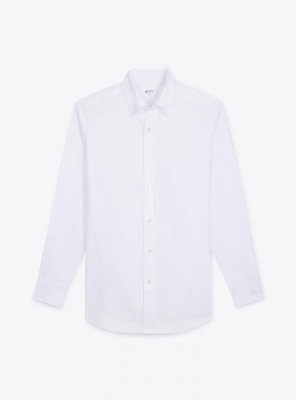 Plain White Oxford Shirt