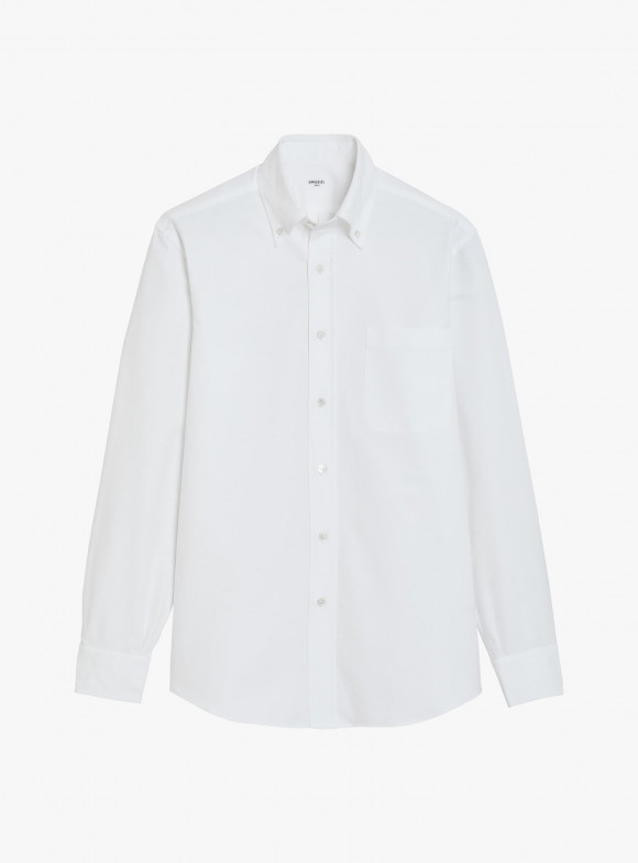 Plain White Oxford Shirt