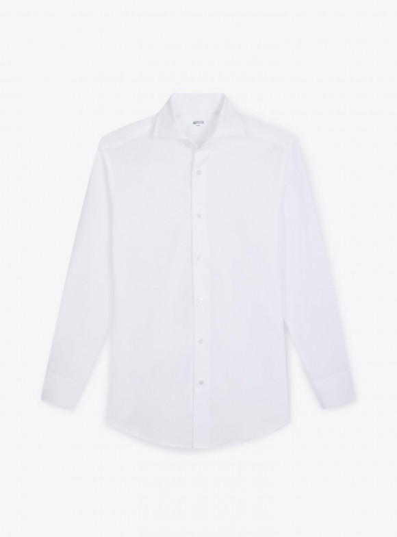 White Poplin Shirt