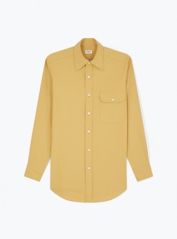 Shirt Twill Plain Beige