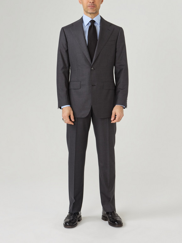 100% Canvassed Super 150’s Grey Suit