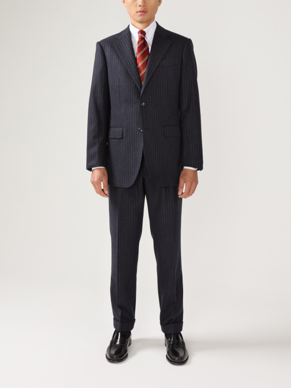 Chalk Stripe Flannel Suit