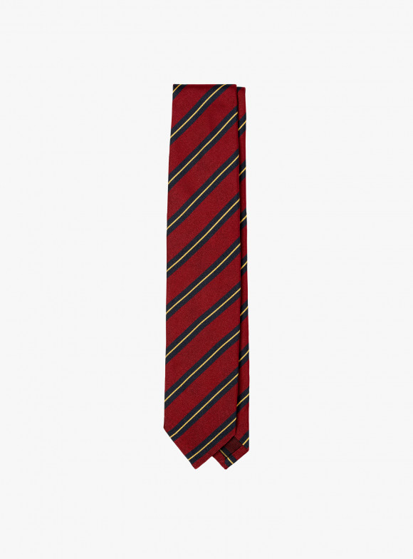 Purple and Navy Regimental Tie