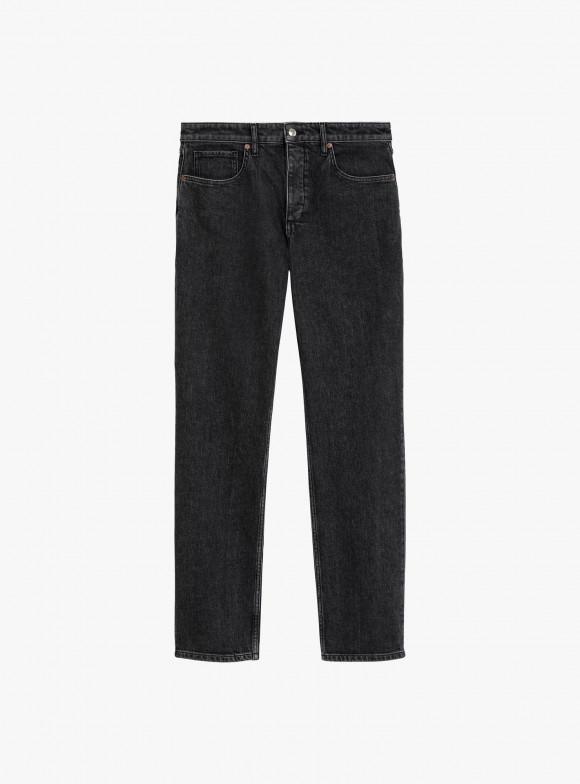 Medium Wash Black Selvedge Jeans