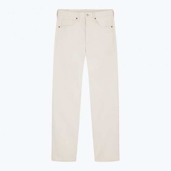 Sport ecru corduroy 5 pocket trousers
