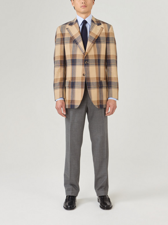 Madras Camel Jacket