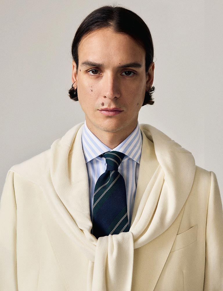 The Cream Double-Breasted Suit