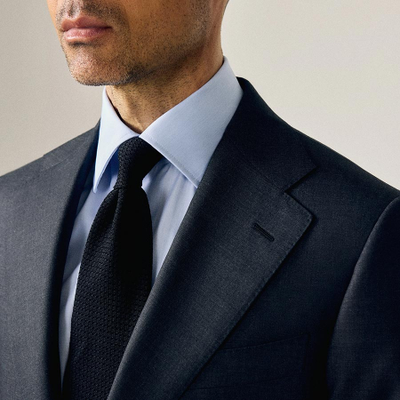 The grey suit, fully canvassed