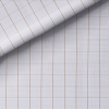 Poplin Check Pattern Grey Brown