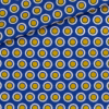 Poplin Pattern Blue Yellow