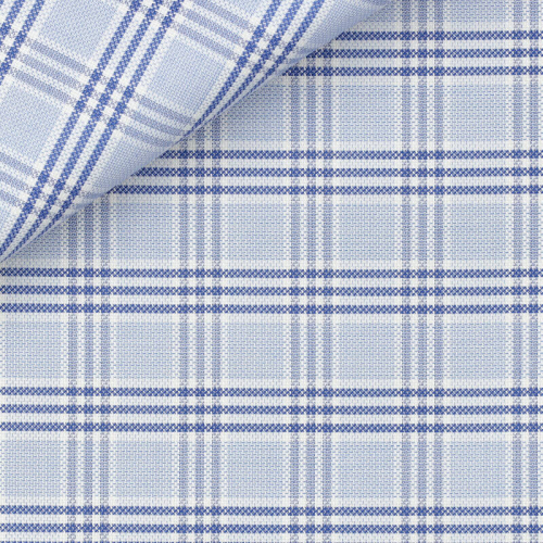 Oxford Check Pattern Blue