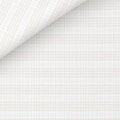 Mixed Check Pattern Beige