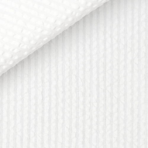 Plain White Seersucker
