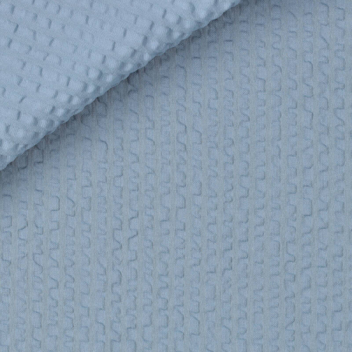 Plain Blue Seersucker