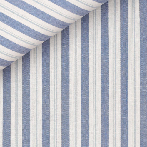 Chambray Stripes Blue