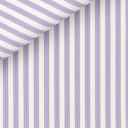 Mixed Stripes Purple Brown