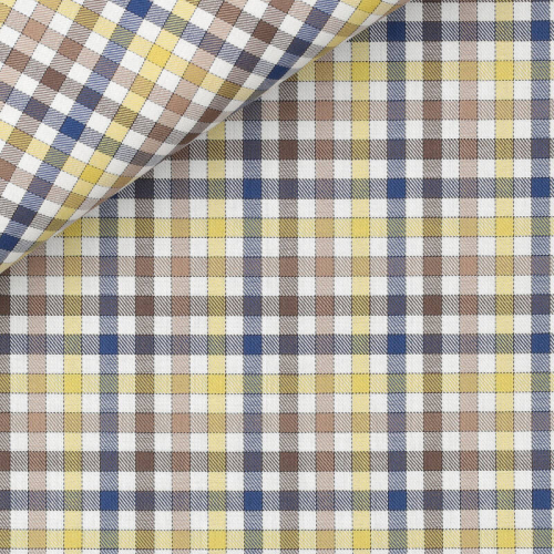 Twill Check Pattern Yellow Green