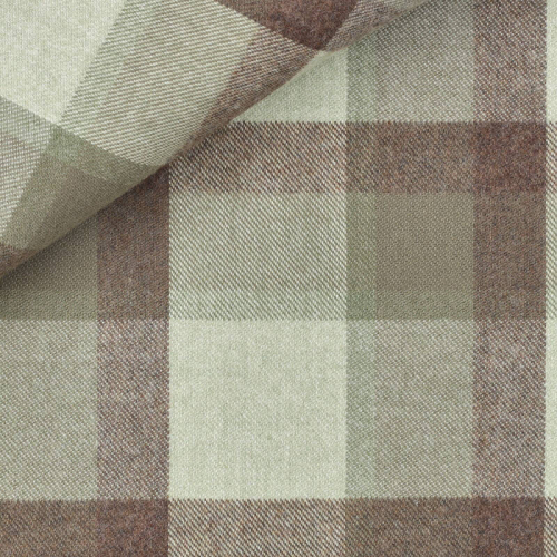 Flannel Check Pattern Brown Green