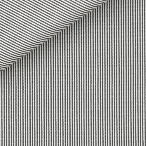 Black Check Poplin