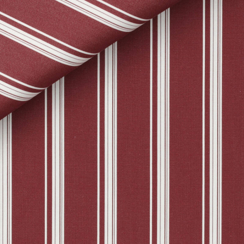 Poplin Stripes Bordeaux