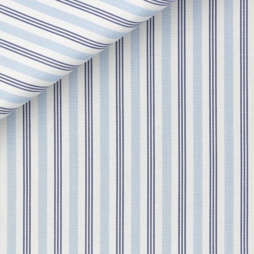 Poplin Stripes Blue
