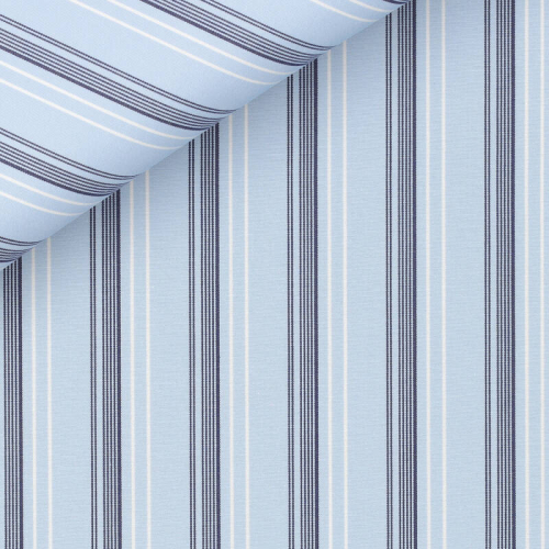 Poplin Stripes Blue