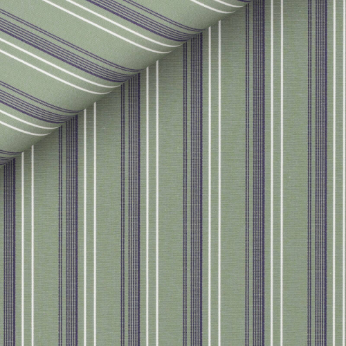 Poplin Stripes Blue Grey