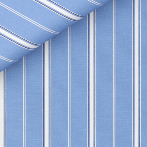 Poplin Stripes Blue