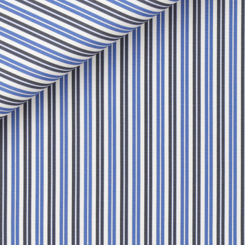 Poplin Stripes Blue