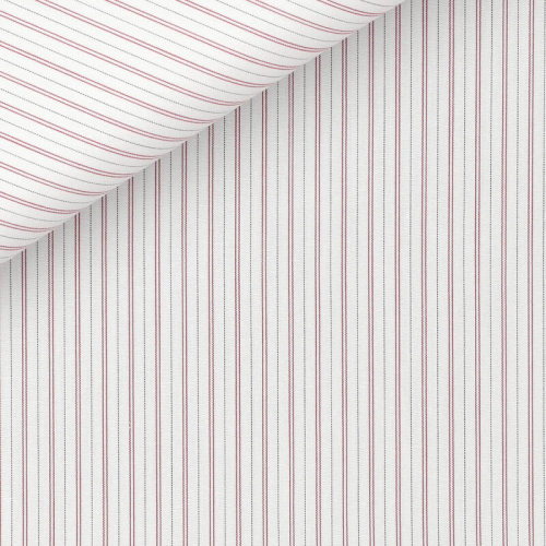 Poplin Stripes Bordeaux