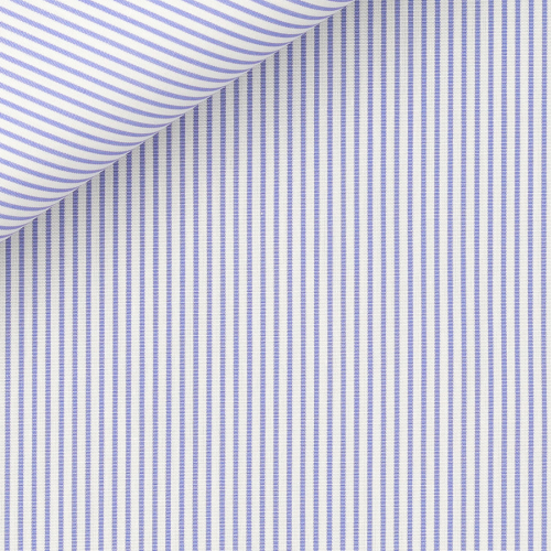 Poplin Stripes Blue (easy care)