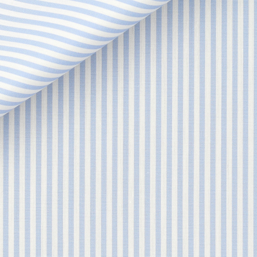Poplin Stripes Blue (easy care)