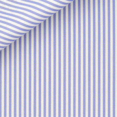 Poplin Stripes Blue (easy care)