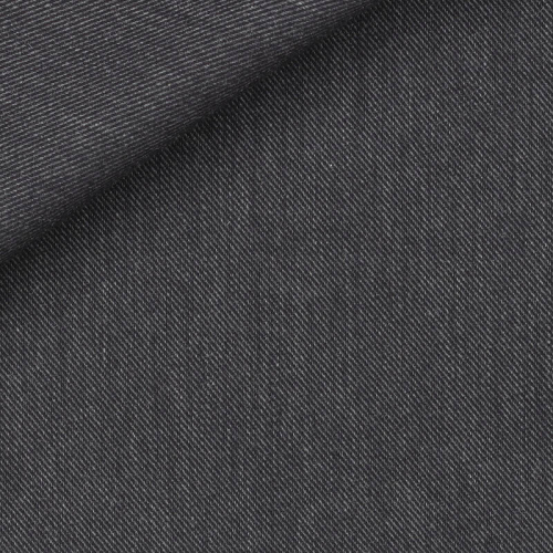 Twill Plain Grey Black